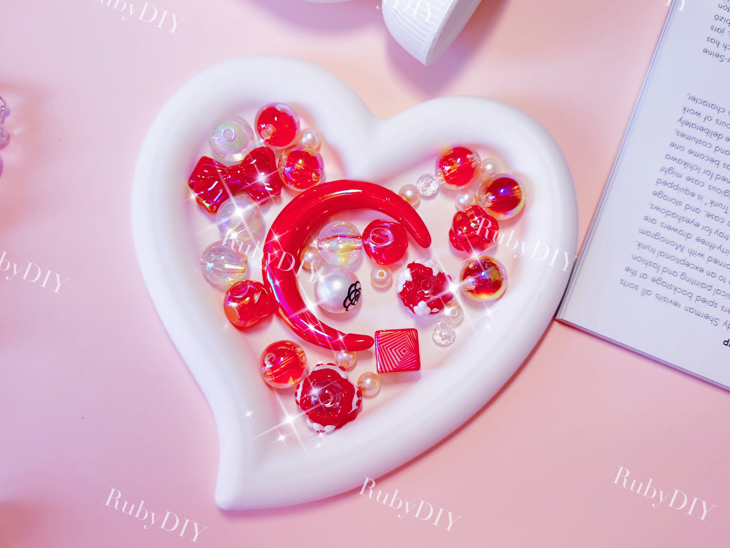 Acrylic Beads Lucky Bags - for Beaded Pen & Chain DIY