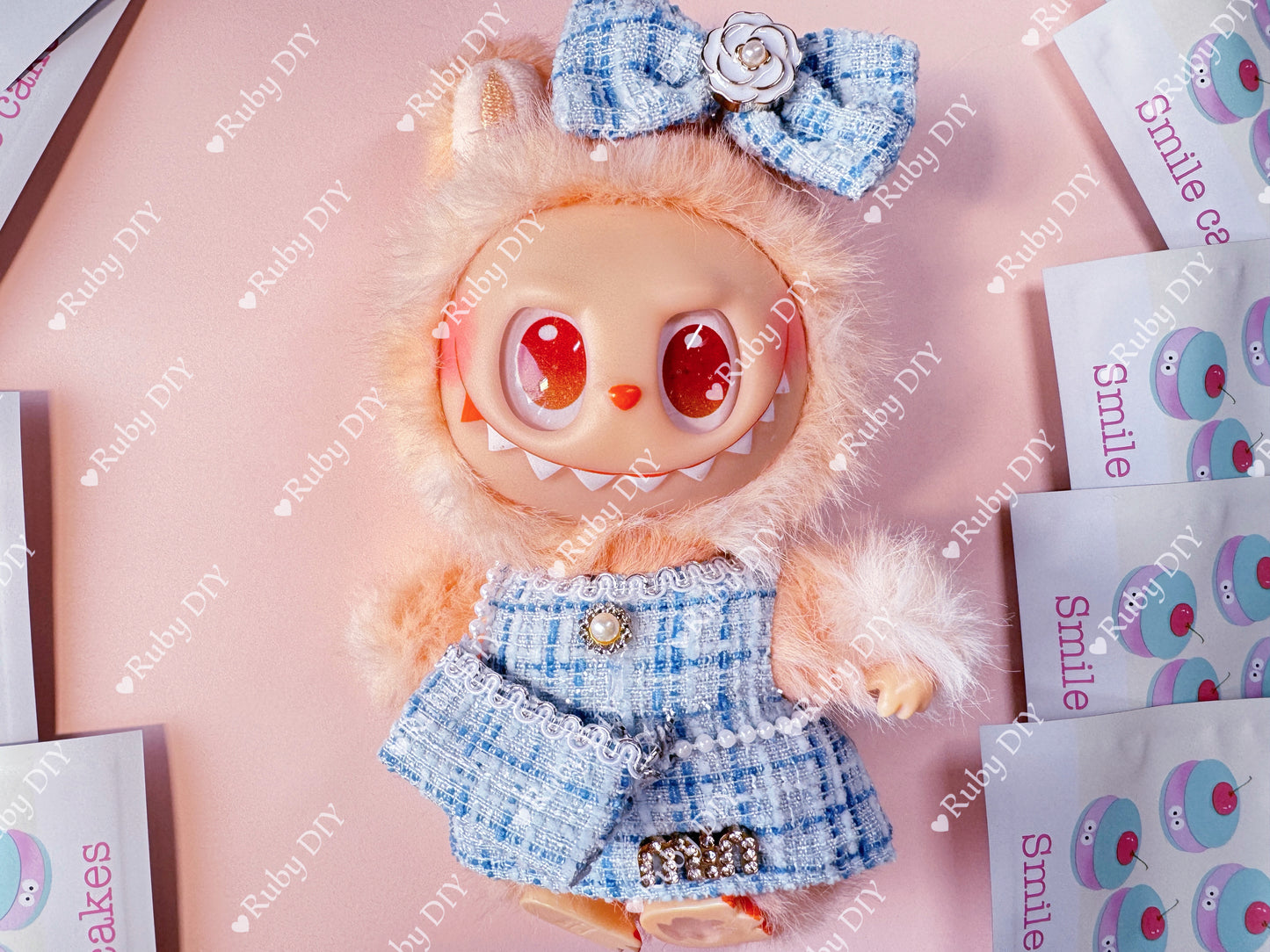 Labubu Diy Clothes Lucky Bags