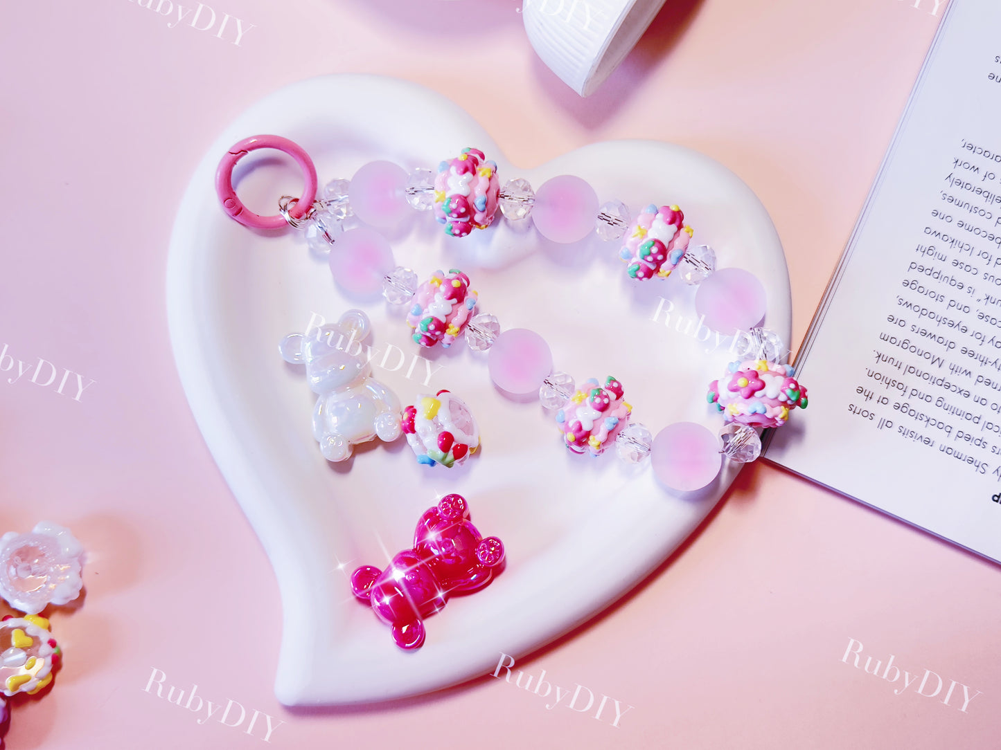 Acrylic Beads Lucky Bags - for Beaded Pen & Chain DIY