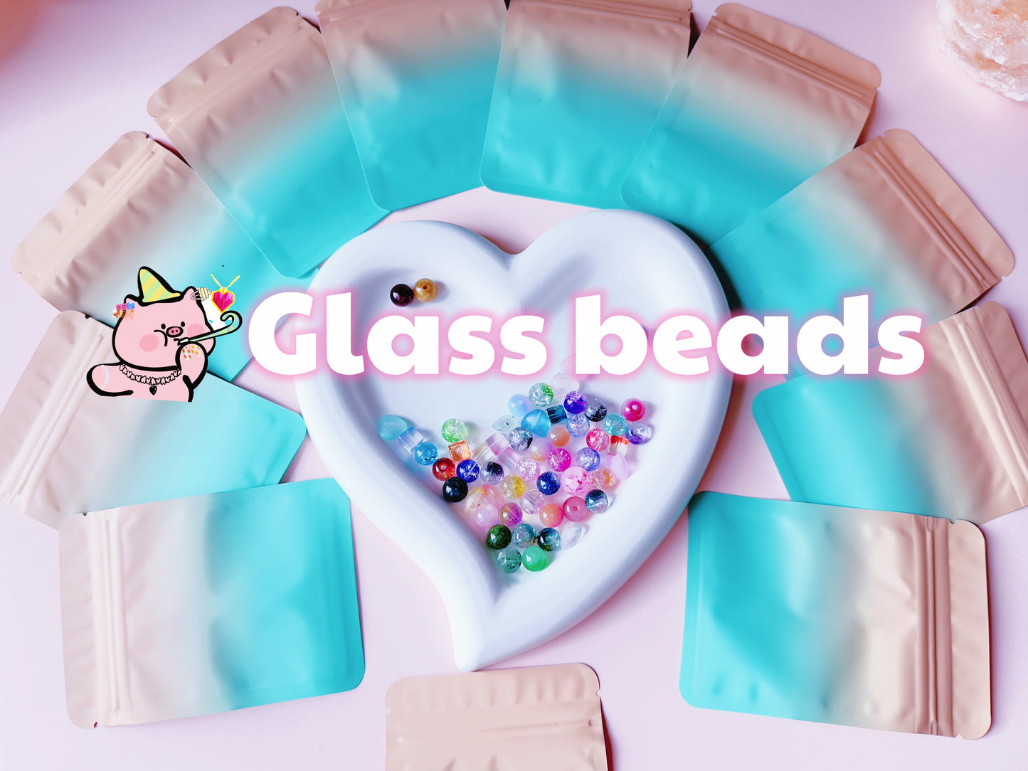DIY Glass Beads Lucky Bags