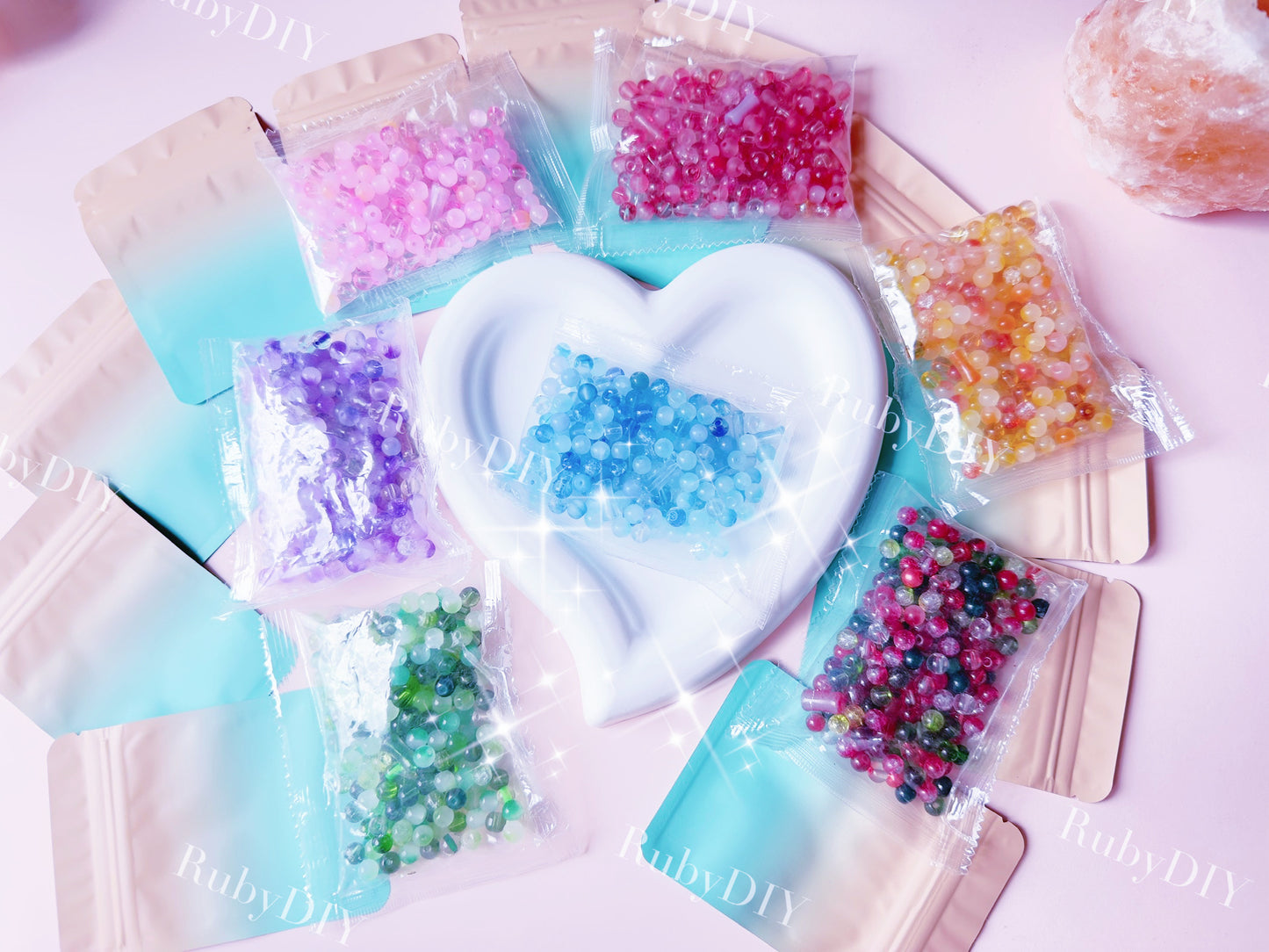 DIY Glass Beads Lucky Bags