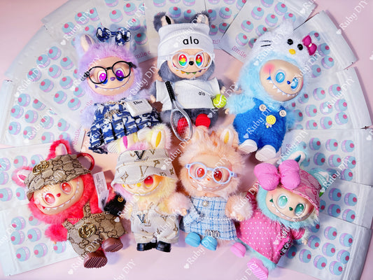 Labubu Diy Clothes Lucky Bags