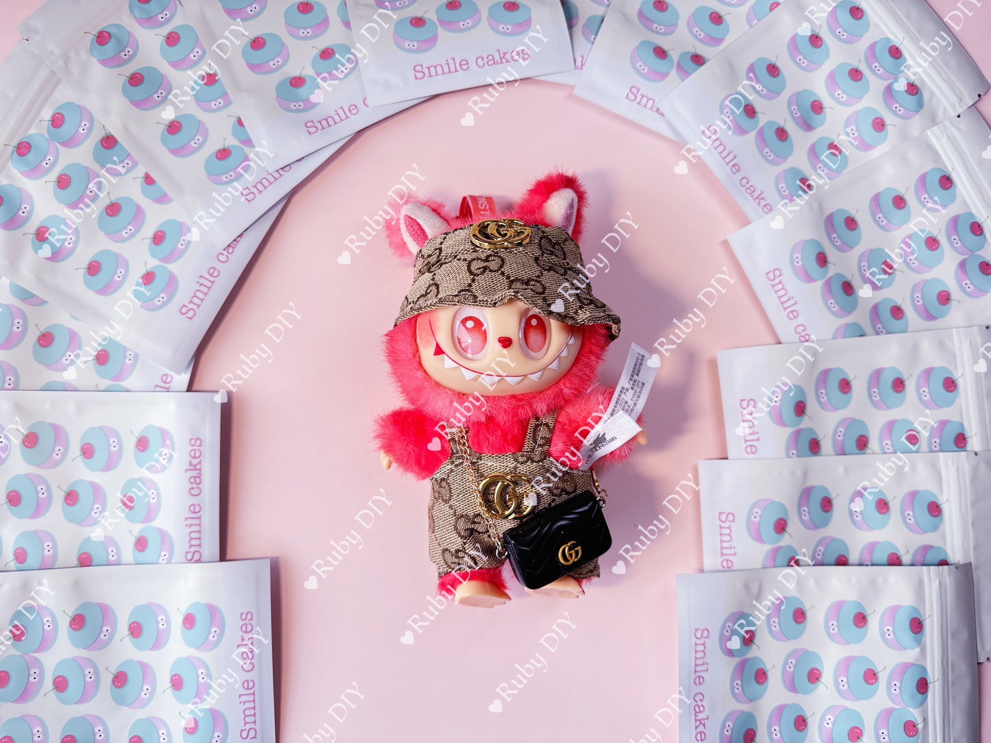 Labubu Diy Clothes Lucky Bags