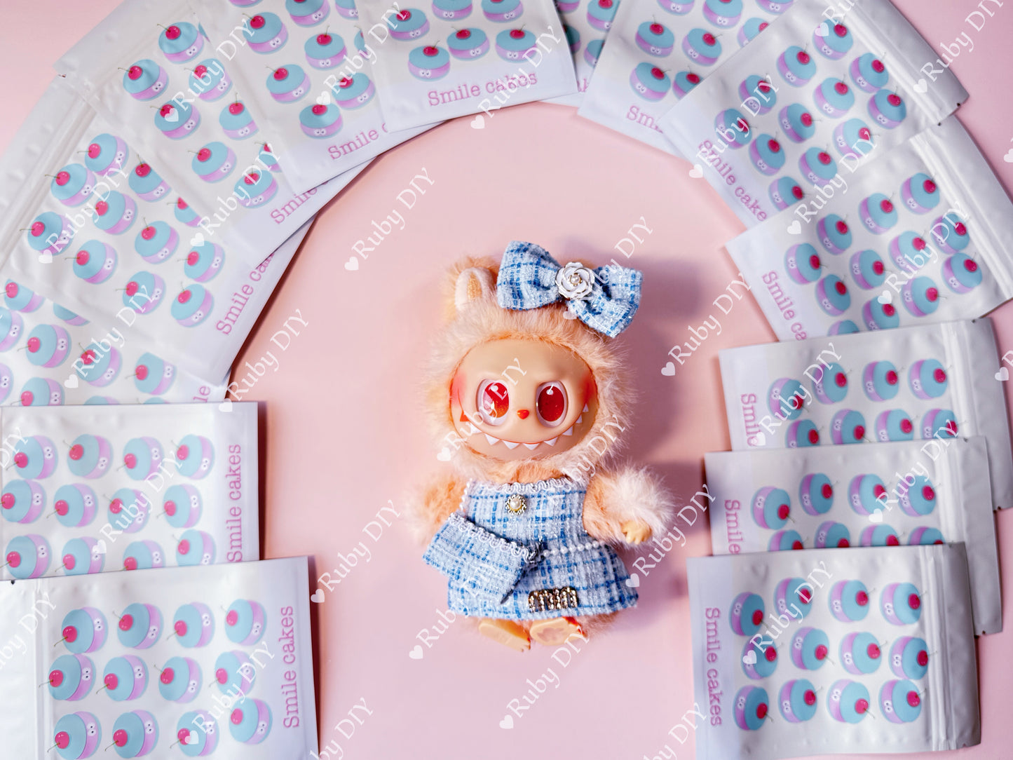 Labubu Diy Clothes Lucky Bags