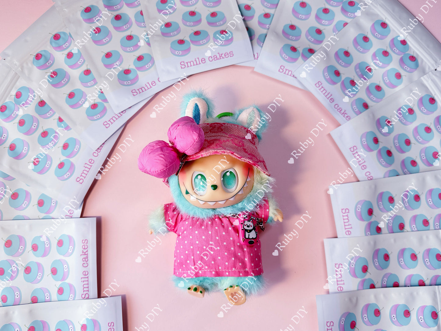 Labubu Diy Clothes Lucky Bags