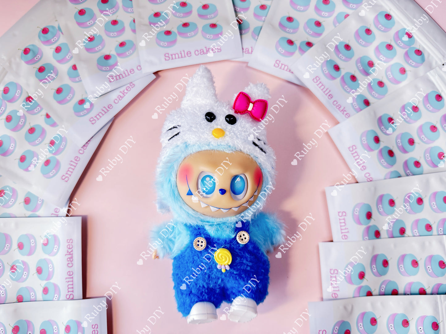 Labubu Diy Clothes Lucky Bags